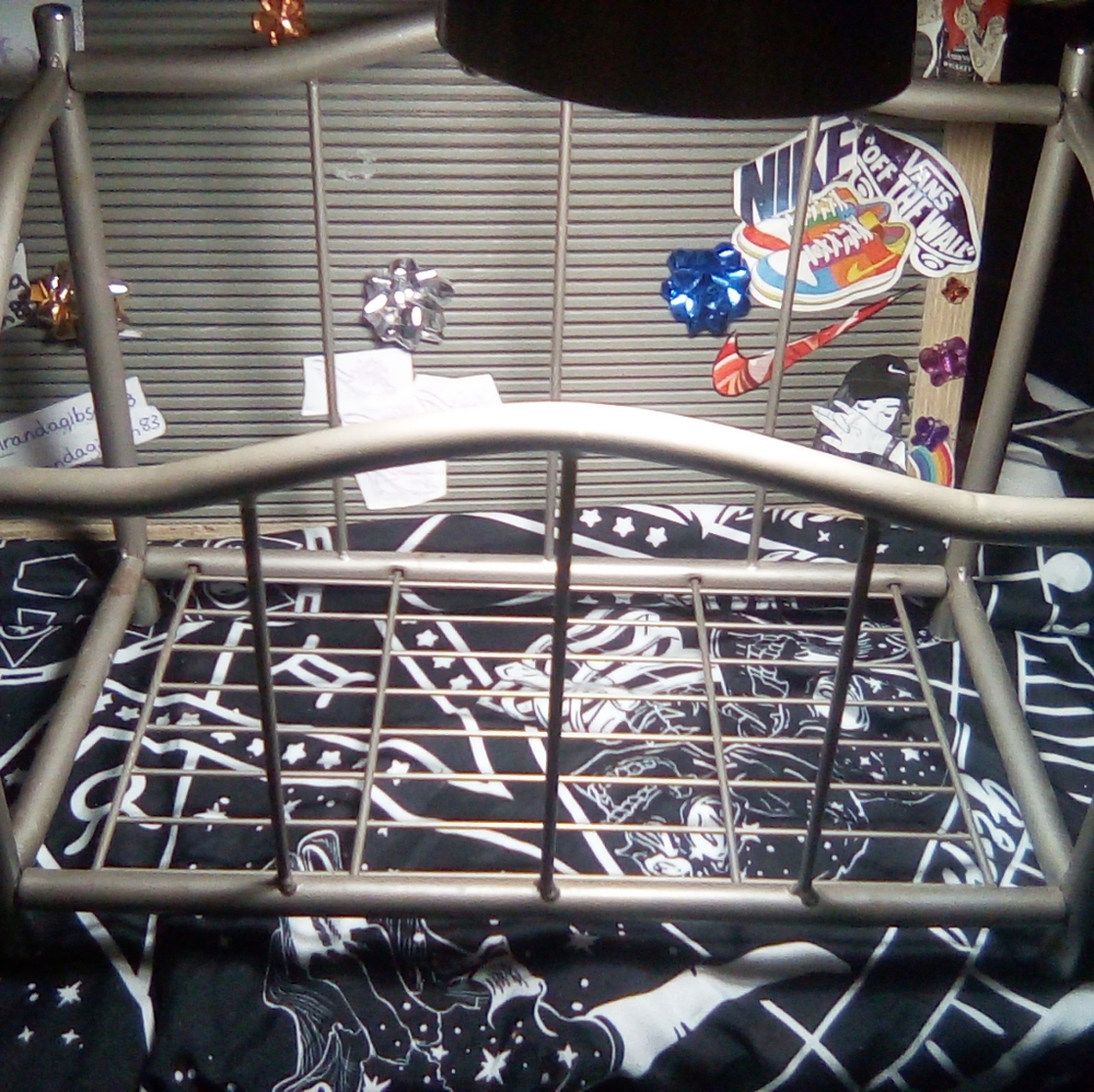 IRON DOLL BED OR MAGAZINE RACK OR SHELF
